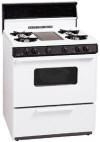 5 burner 30" gas stove with griddle