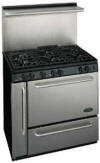36" 6 burner stainless steel gas stoves