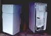 Crystal Cold 17 cu.ft. propane refrigerator (front & back)